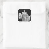 Sticker Carré Dessin à pied Batman (Sac)