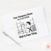 Sticker Carré Dessin animé de Wall & Floor Tiling (Enveloppe)