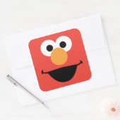 Sticker Carré Dessin du visage d'Elmo (Enveloppe)