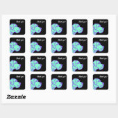Sticker Carré dessin Great Dane (Feuille)