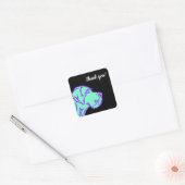 Sticker Carré dessin Great Dane (Enveloppe)