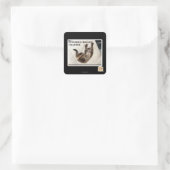 Sticker Carré Dessous de verre de rouleau invisible (Sac)