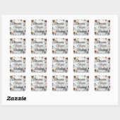 Sticker Carré Destinée de forme de rêves (Feuille)