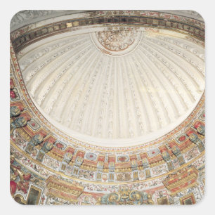 Sticker Carré Détail de la chambre forte de la chapelle