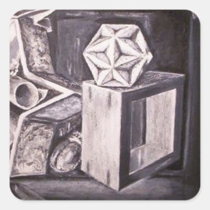 Sticker Carré Détail de l'autocollant Durée de vie