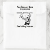 Sticker Carré Détenteur offrant des services d'échafaudage (Sac)