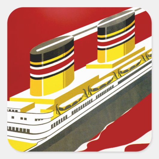 Sticker Carré Deutsche Afrika (Devant)