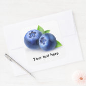 Sticker Carré Deux bleuets (Enveloppe)