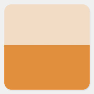 Sticker Carré Deux blocs de couleur