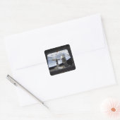 Sticker Carré Deux engins spatiaux russes (Enveloppe)