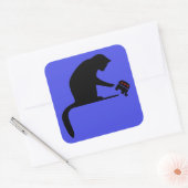 Sticker Carré Déverser le chat Trump (Enveloppe)