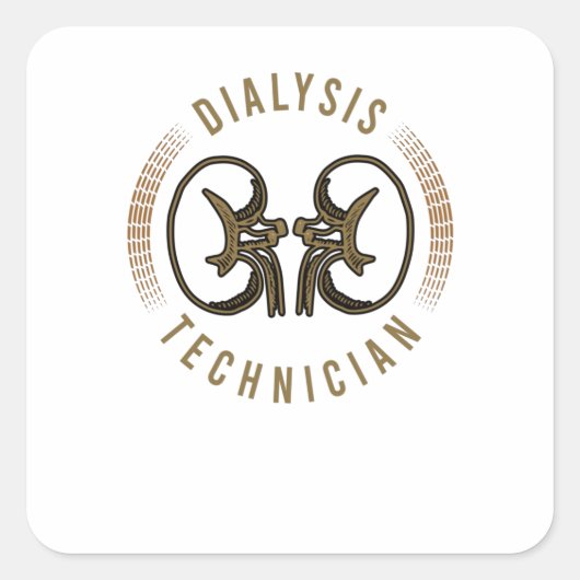 Sticker Carré Dialysis (Devant)