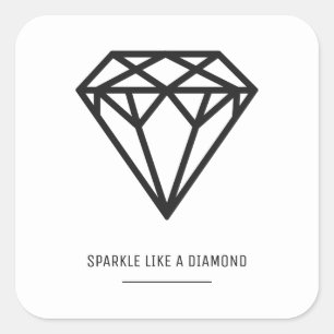 Sticker Carré Diamant