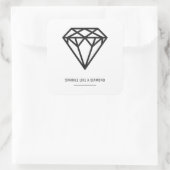 Sticker Carré Diamant (Sac)