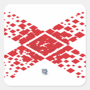 Sticker Carré Diamant