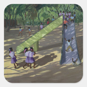 Sticker Carré Diapositive Mysore 2001