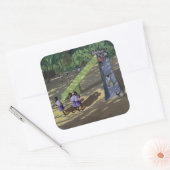 Sticker Carré Diapositive Mysore 2001 (Enveloppe)