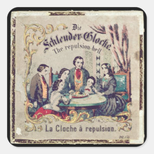 Sticker Carré Die Schleuder Glocke - La cloche de la répulsion