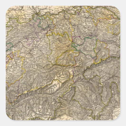 Sticker Carré Die Schweiz (Devant)