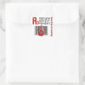 Sticker Carré Dies irae - Refuse Resist Revolt (Sac)