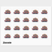 Sticker Carré Dieu est amour (Feuille)