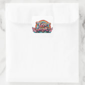 Sticker Carré Dieu est amour (Sac)