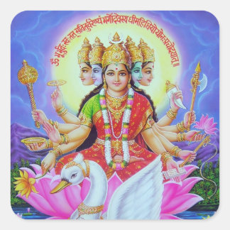 Sticker Carré dieu indien