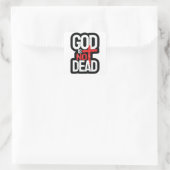 Sticker Carré Dieu n'est pas mort (Sac)