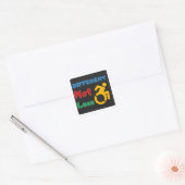 Sticker Carré différent pas moins (Enveloppe)