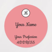 Sticker Carré d'invitation (Design 1)