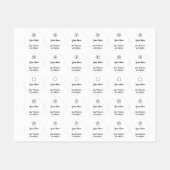 Sticker Carré d'invitation (Feuille)