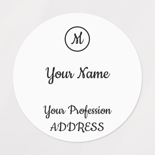 Sticker Carré d'invitation (Design 2)