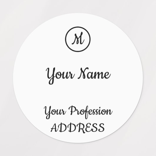 Sticker Carré d'invitation (Design 1)