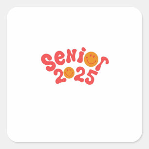 Sticker Carré Diplôme d'été de vacances 2025