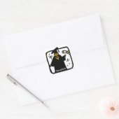 Sticker Carré Diplôme d'études supérieures (Enveloppe)