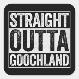 Sticker Carré Directement de Goochland