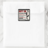 Sticker Carré Dirty Kin Retro (Sac)