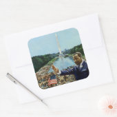 Sticker Carré Discours commémoratif 2001 (Enveloppe)