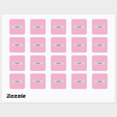 Sticker Carré discrètement (Feuille)