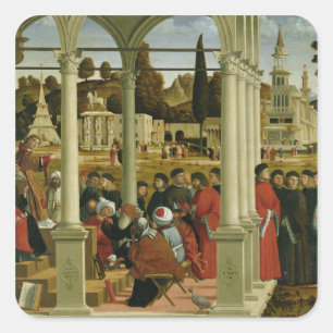 Sticker Carré Discussion de St Stephen