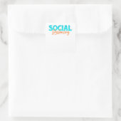 Sticker Carré Distances sociales (Sac)