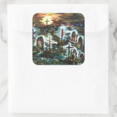 Sticker Carré Distant Light (Sac)