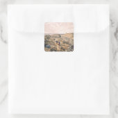 Sticker Carré Ditch du Bastion du Mat, assiette de "Le Siège (Sac)