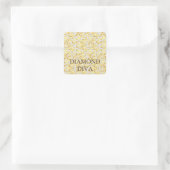 STICKER CARRÉ DIVA DIAMANT   (Sac)