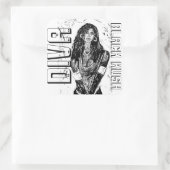 STICKER CARRÉ DIVINE KUSH NOIR (Sac)