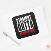 Sticker Carré Divorce Cadeau - Mariage direct (Enveloppe)