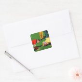 Sticker Carré Dix-huitième trou (Enveloppe)