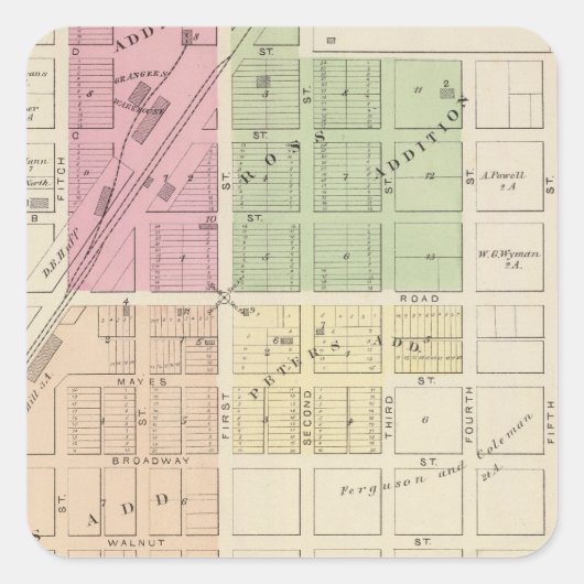 Sticker Carré Dixon (Devant)