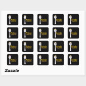 Sticker Carré Dizzy Potsie Spoonie (Feuille)