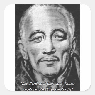 Sticker Carré djwhal khul maître ascendant